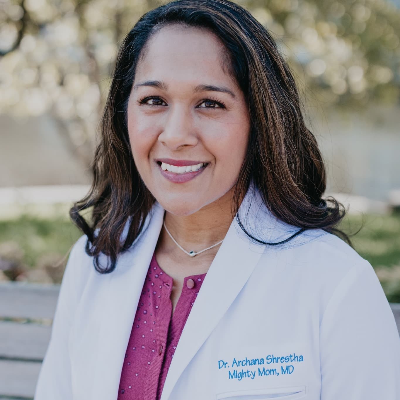 Archana Shrestha, Women In White Coats portrait.