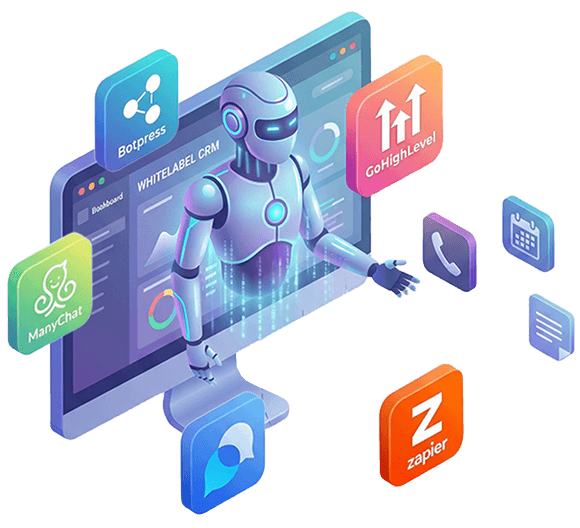 AI and automation FAQ illustration